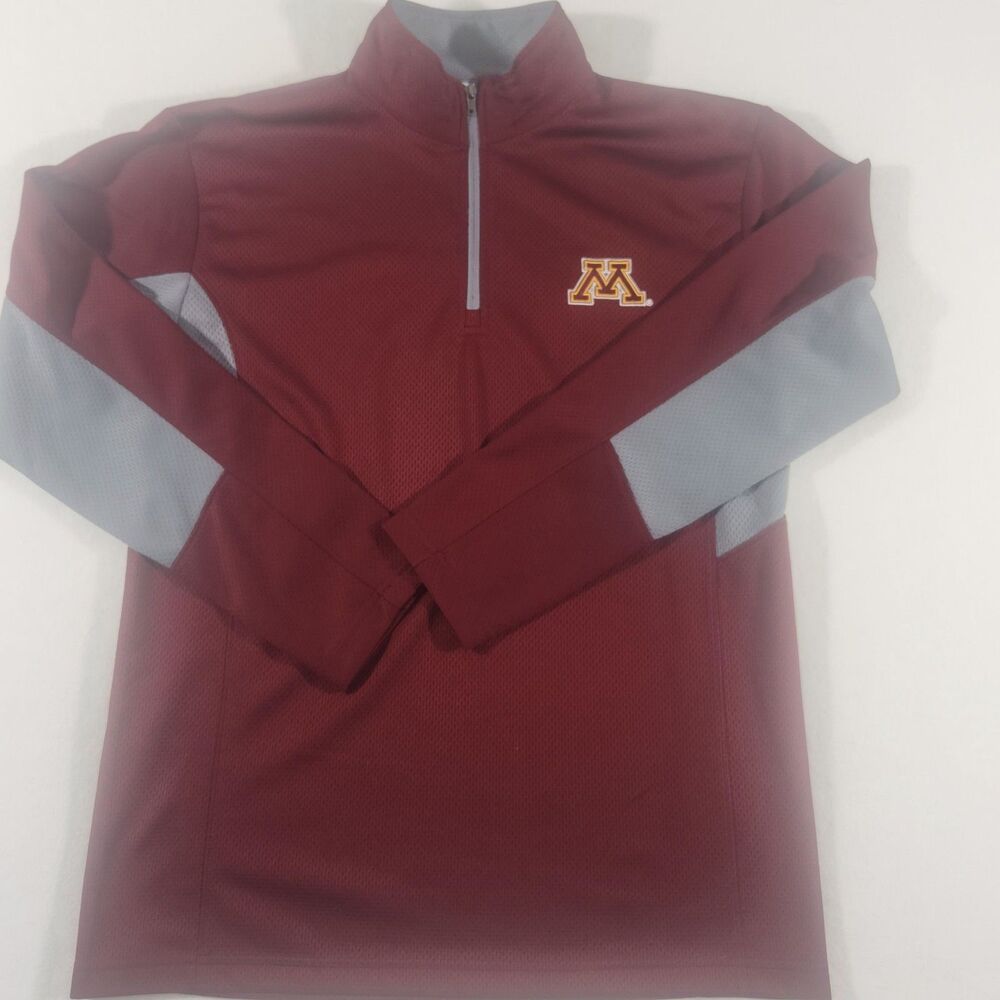 Minnesota Gophers 1/4 Zip Campus Heritage Pullover Adult Medium